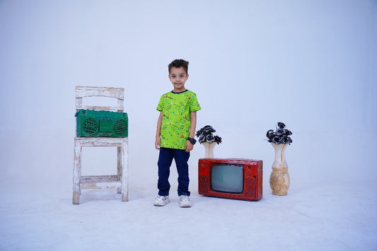 Elegant Green Rotary Shirt for Boys