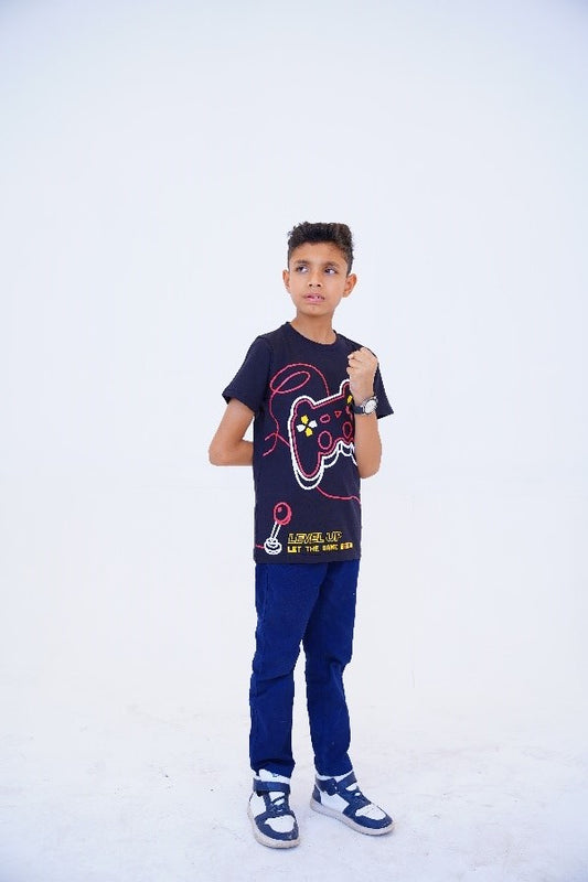 Stylish Level Up Boys T Shirt