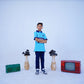 Bright Blue Polo Shirt for Boys