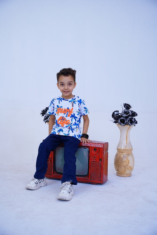 Surf Life T Shirt for Boys