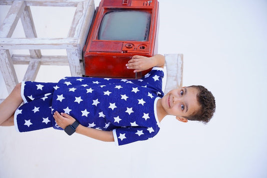 Elegant Star Printed Boys Set Pack