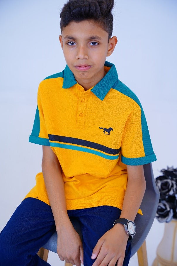 Stylish Yellow Green Polo