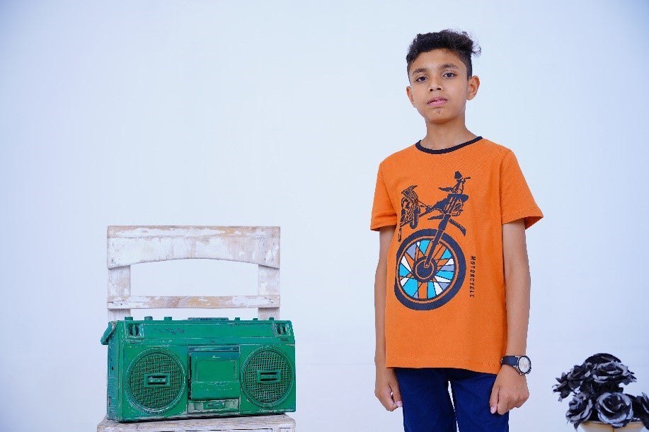 Ride Along Brown T Shirt for Boys