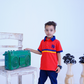 Red Dotted Polo for Boys