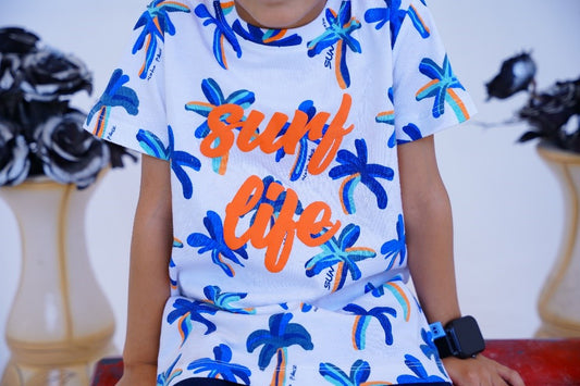 Surf Life T Shirt for Boys