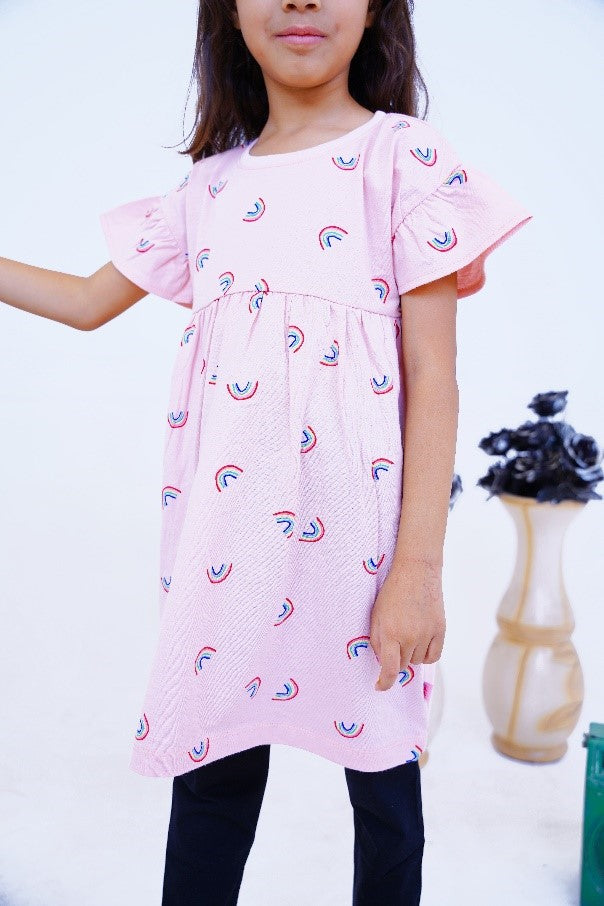 Rainbow Pattern Frock