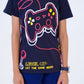 Stylish Level Up Boys T Shirt