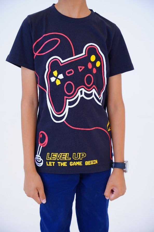 Stylish Level Up Boys T Shirt