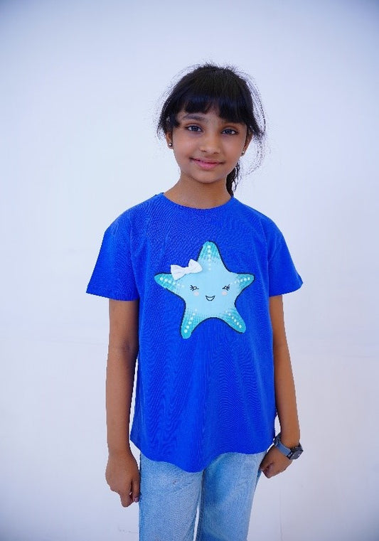 Smiling Starfish T Shirt for Girls
