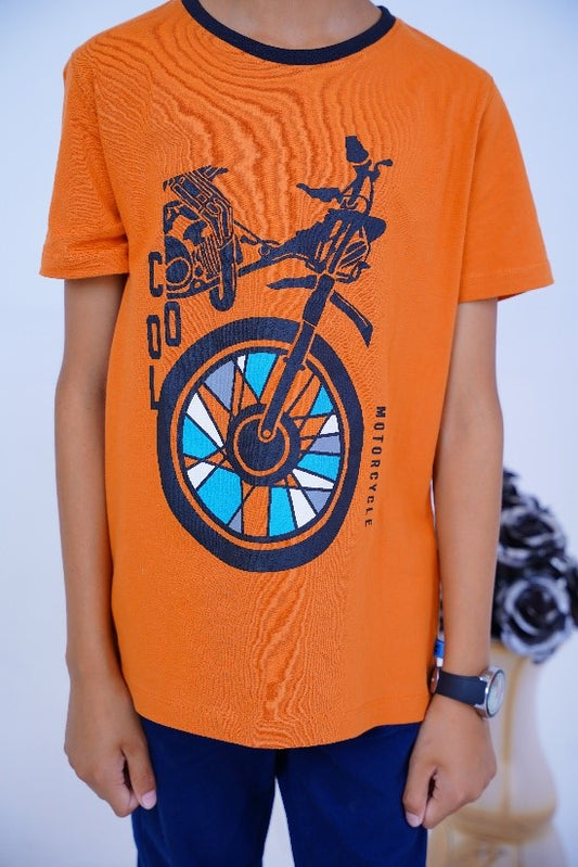 Ride Along Brown T Shirt for Boys