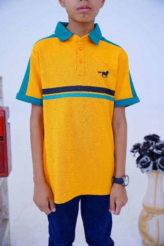 Stylish Yellow Green Polo
