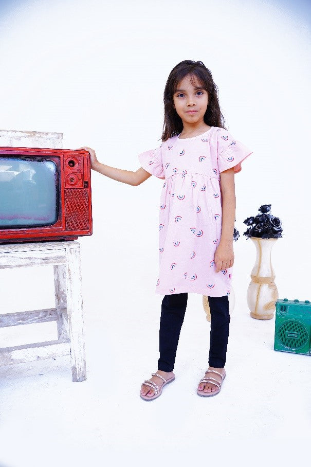 Rainbow Pattern Frock