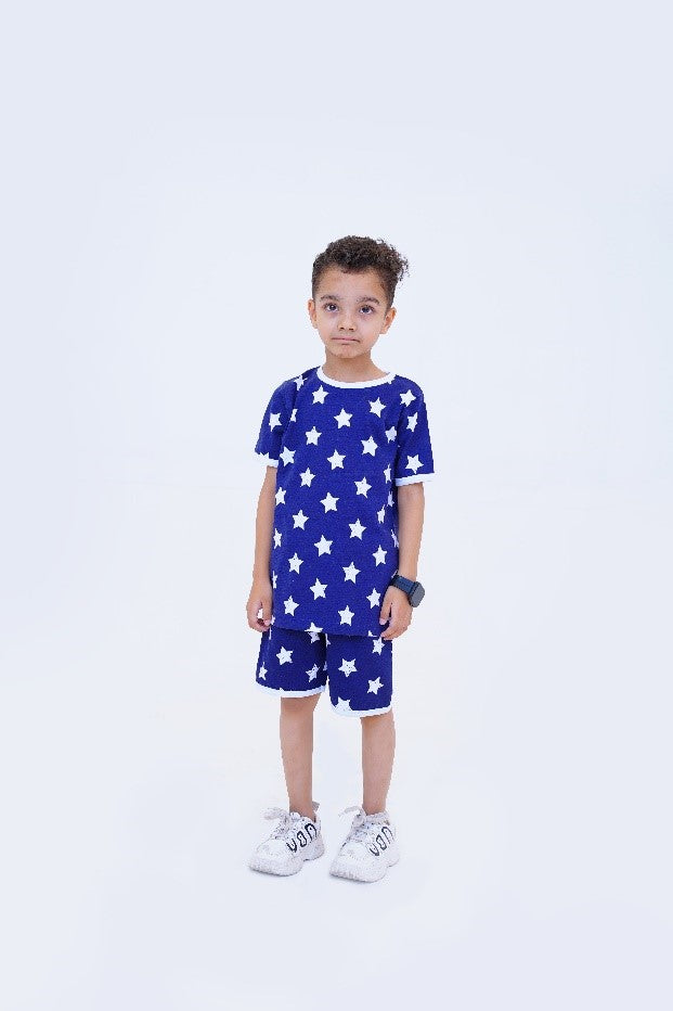Elegant Star Printed Boys Set Pack