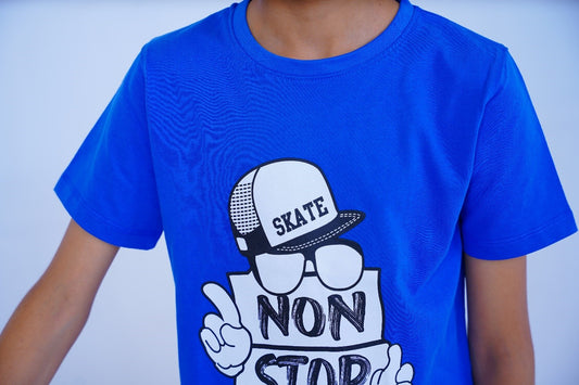 Non Stop Fun Premium Boys T Shirt