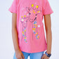 Pink Color Cascade Shirt for Girls