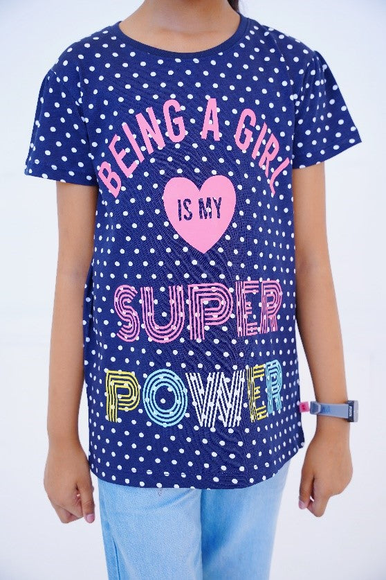 Premium Super Power Girl’s T Shirt