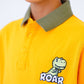 Dino Print Yellow Polo