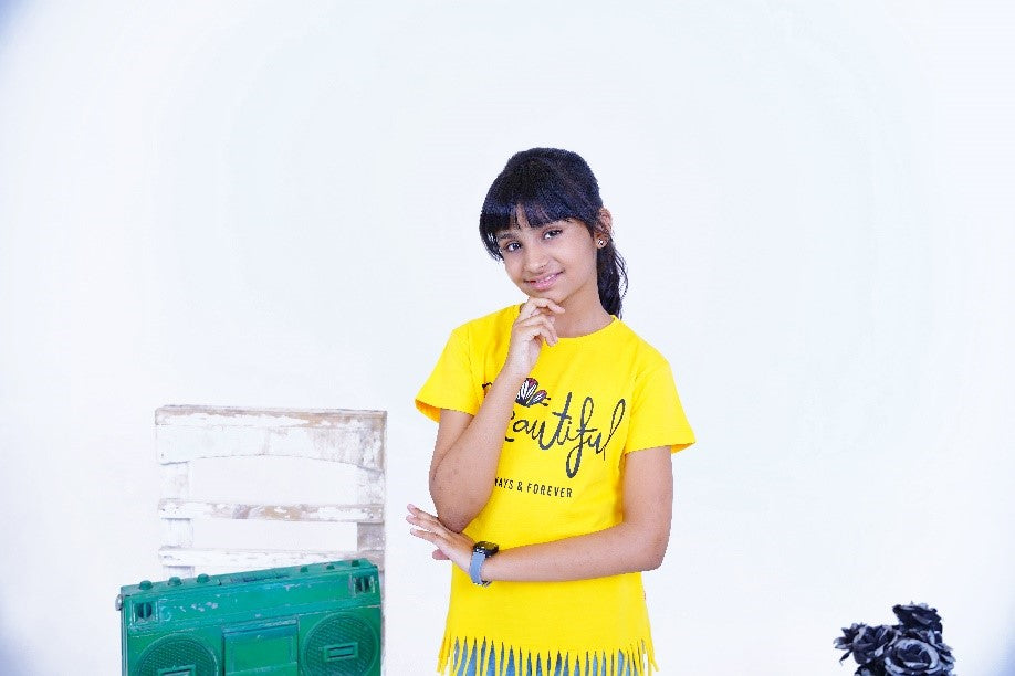 Bright Frill Top for Girls